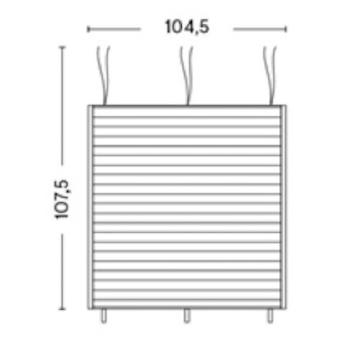 banc - coussin matelassé - Palissade - HAY