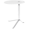 KS11 Little Friend table (Adjustable height) – White / Chromed - Fritz Hansen