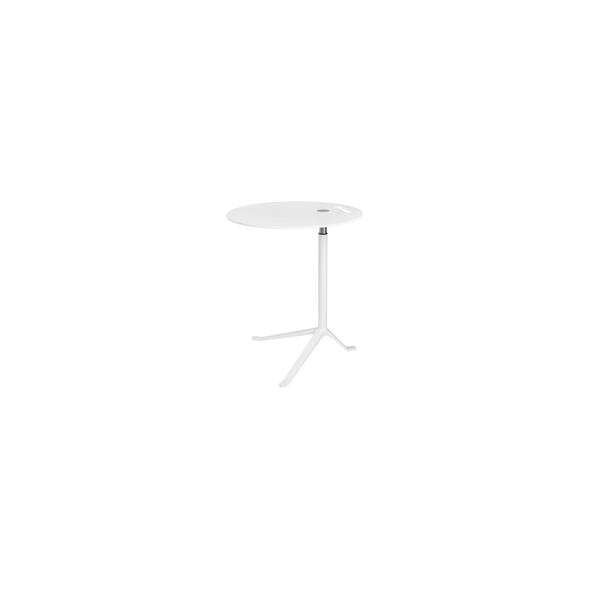 KS11 Little Friend table (Adjustable height) – White / White - Fritz Hansen