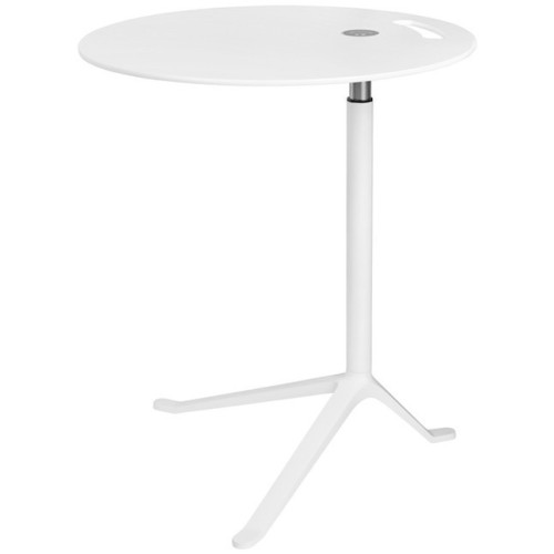 KS11 Little Friend table (Adjustable height) – White / White - Fritz Hansen