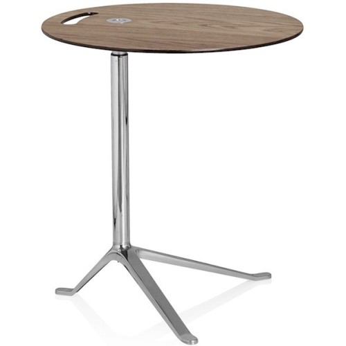 KS11 Little Friend table (Adjustable height) – Oak / Chromed - Fritz Hansen