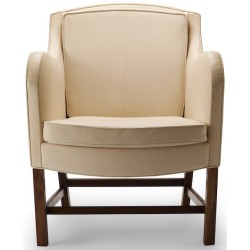 noyer huilé/peau de chèvre naturel - fauteuil Mix - Carl Hansen & Søn