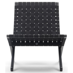 Cuba Chair MG501 – black painted oak / black webbing - Carl Hansen & Søn