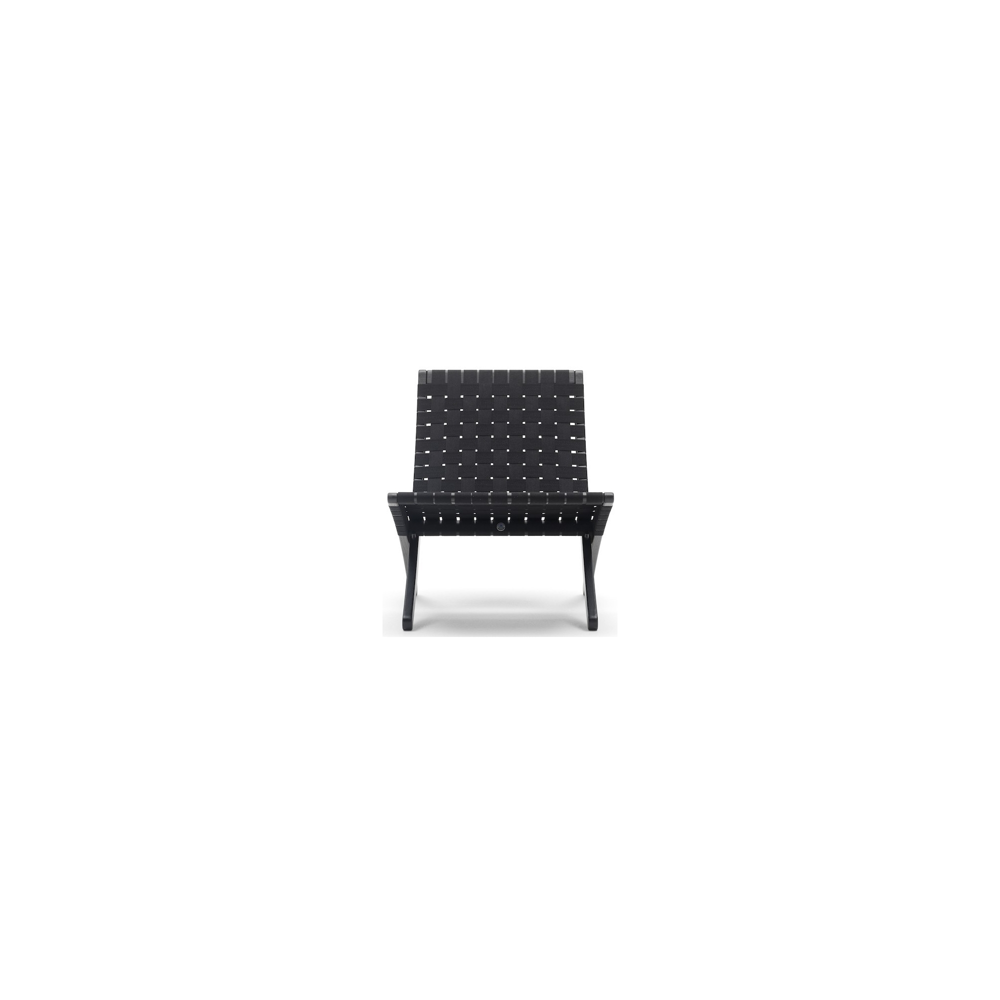 Cuba Chair MG501 – black painted oak / black webbing - Carl Hansen & Søn