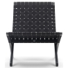 Cuba Chair MG501 – black painted oak / black webbing - Carl Hansen & Søn