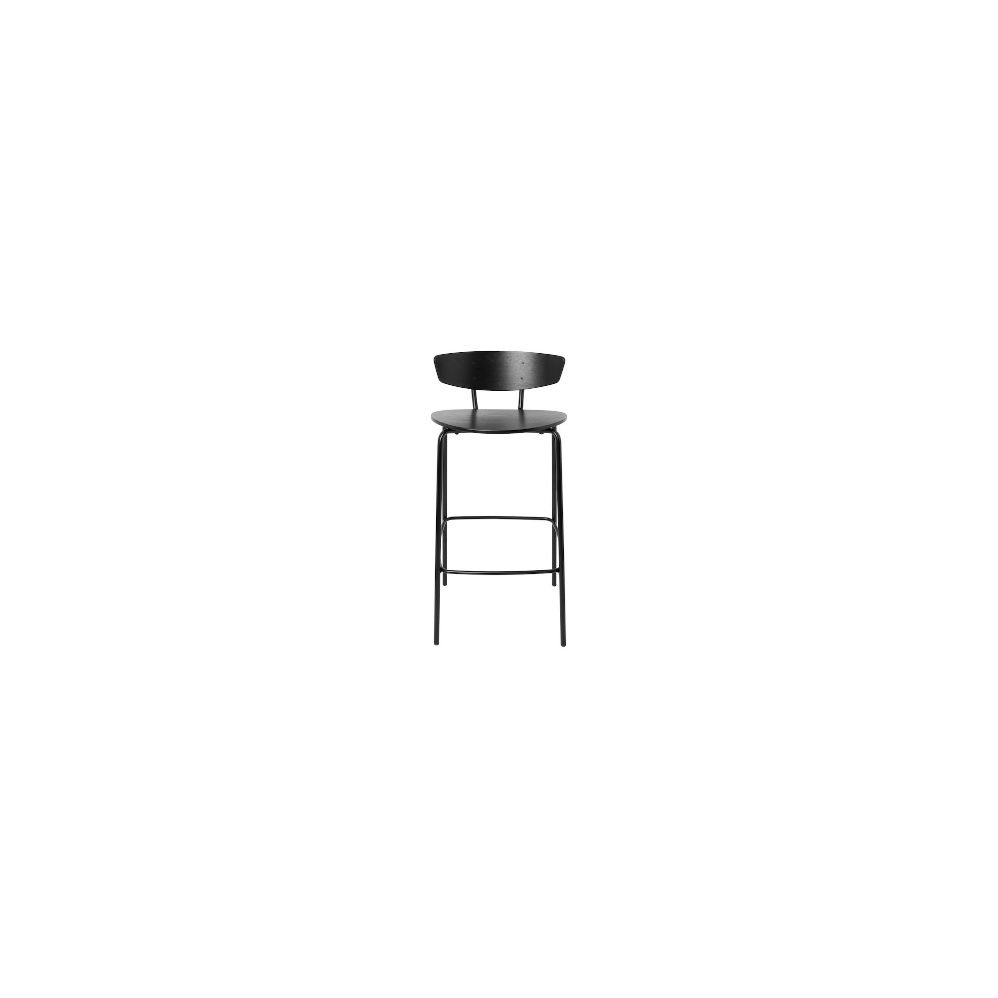 H64cm - black - Herman bar stool - Ferm Living