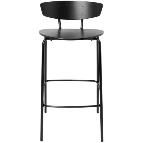 H64cm - black - Herman bar stool - Ferm Living