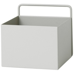 light grey - square Wall Box - Ferm Living