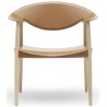 oiled oak + natural leather - Metropolitan LM92P chair - Carl Hansen & Søn