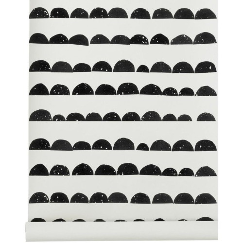 SOLD OUT - black - Half Moon Wallpaper