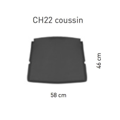 Seat cushion for CH22 Lounge chair - Carl Hansen & Søn