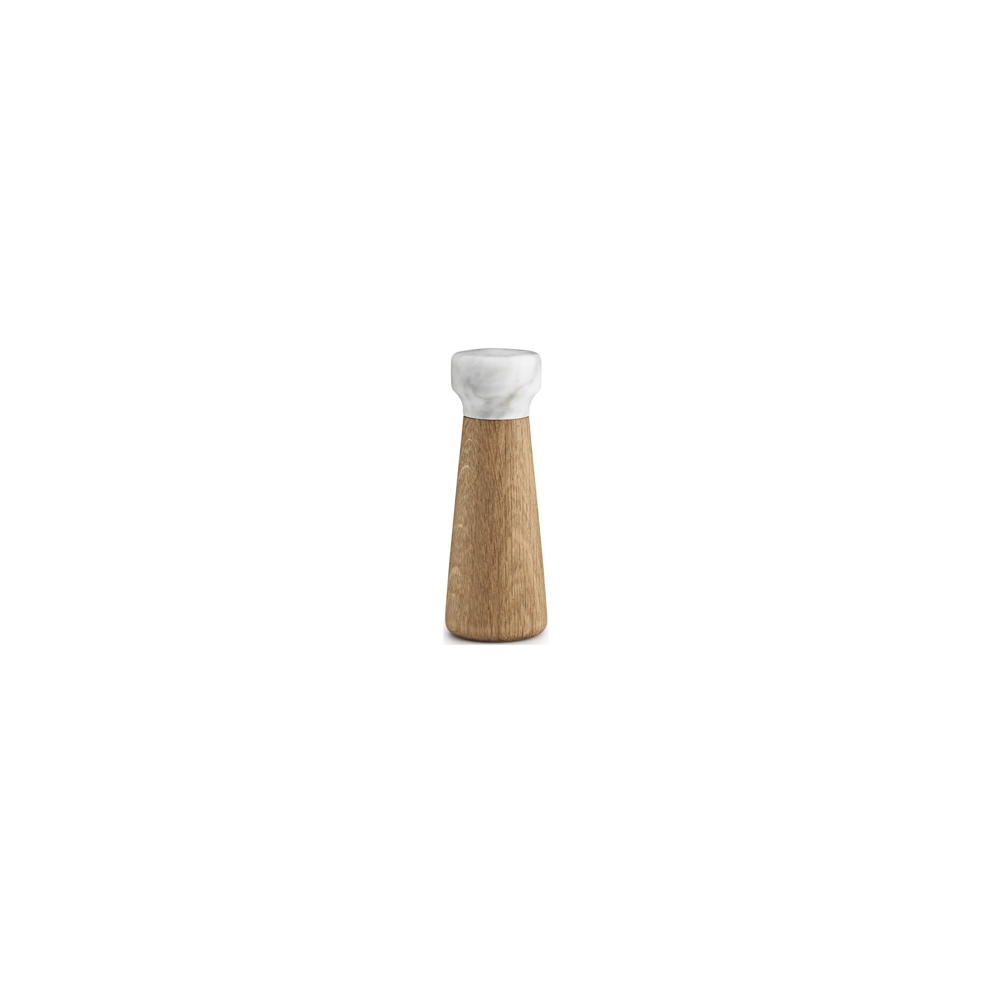 small - white marble/oak - Craft salt mill - Normann Copenhagen