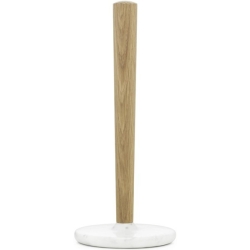 white marble/oak - Craft paper towel holder - Normann Copenhagen