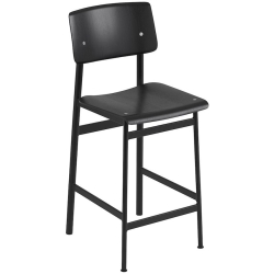 H65cm - black/black - Loft counter stool - Muuto