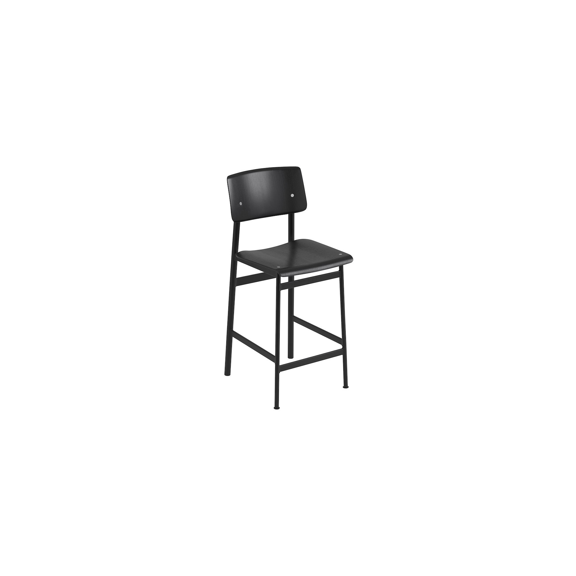 H65cm - black/black - Loft counter stool - Muuto