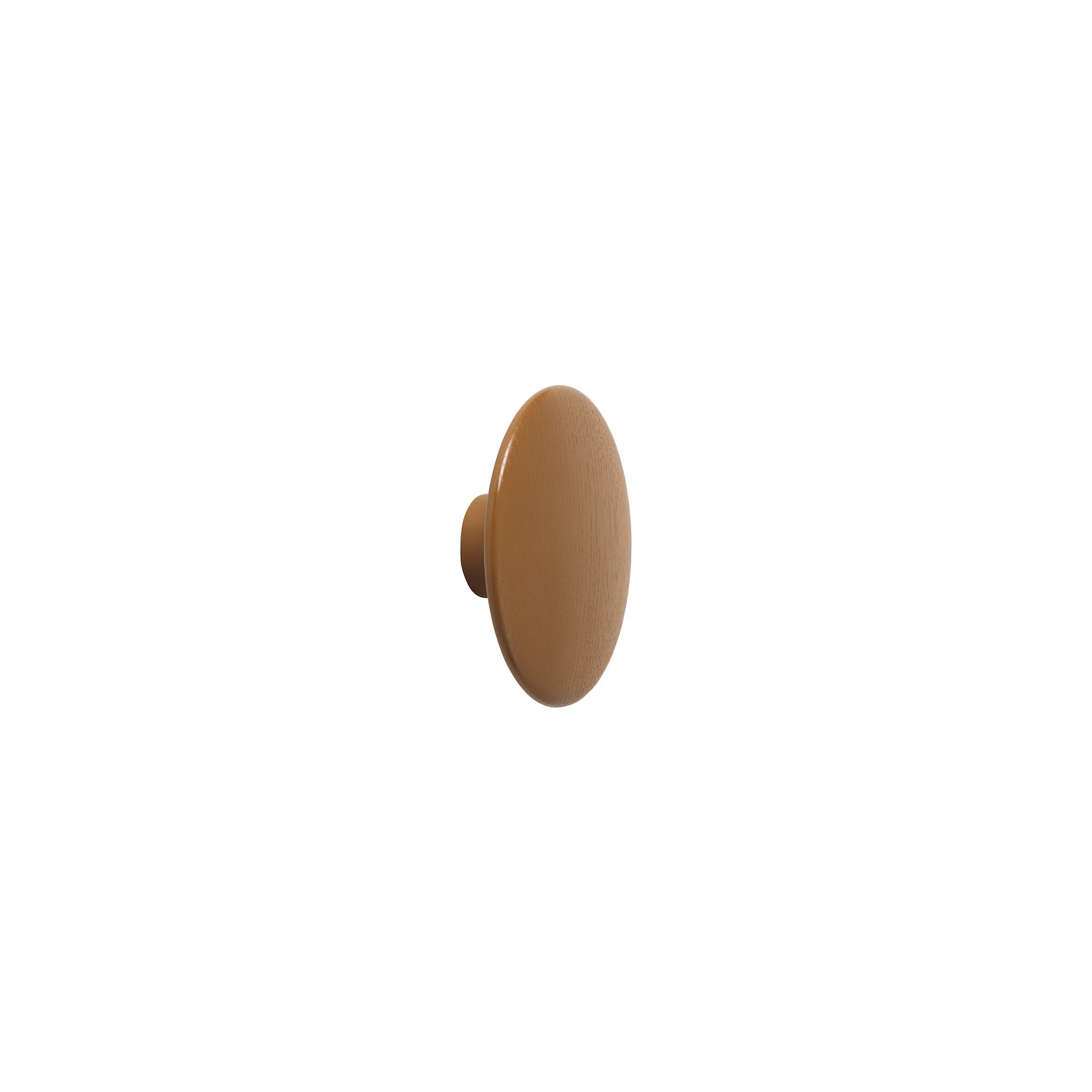 Ø9 cm (S) - clay brown - The Dots wood - Muuto