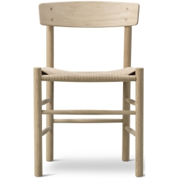 J39 Chair – soaped oak + natural paper cord - Fredericia