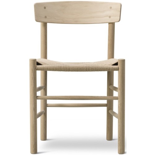 J39 Chair – soaped oak + natural paper cord - Fredericia