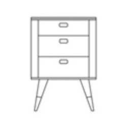 Chest of drawers Naver AK2410