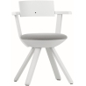 KG002 - gris clair/crème + blanc - chaise Rival - Artek