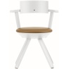 KG002 - caramel leather + white - Rival chair - Artek