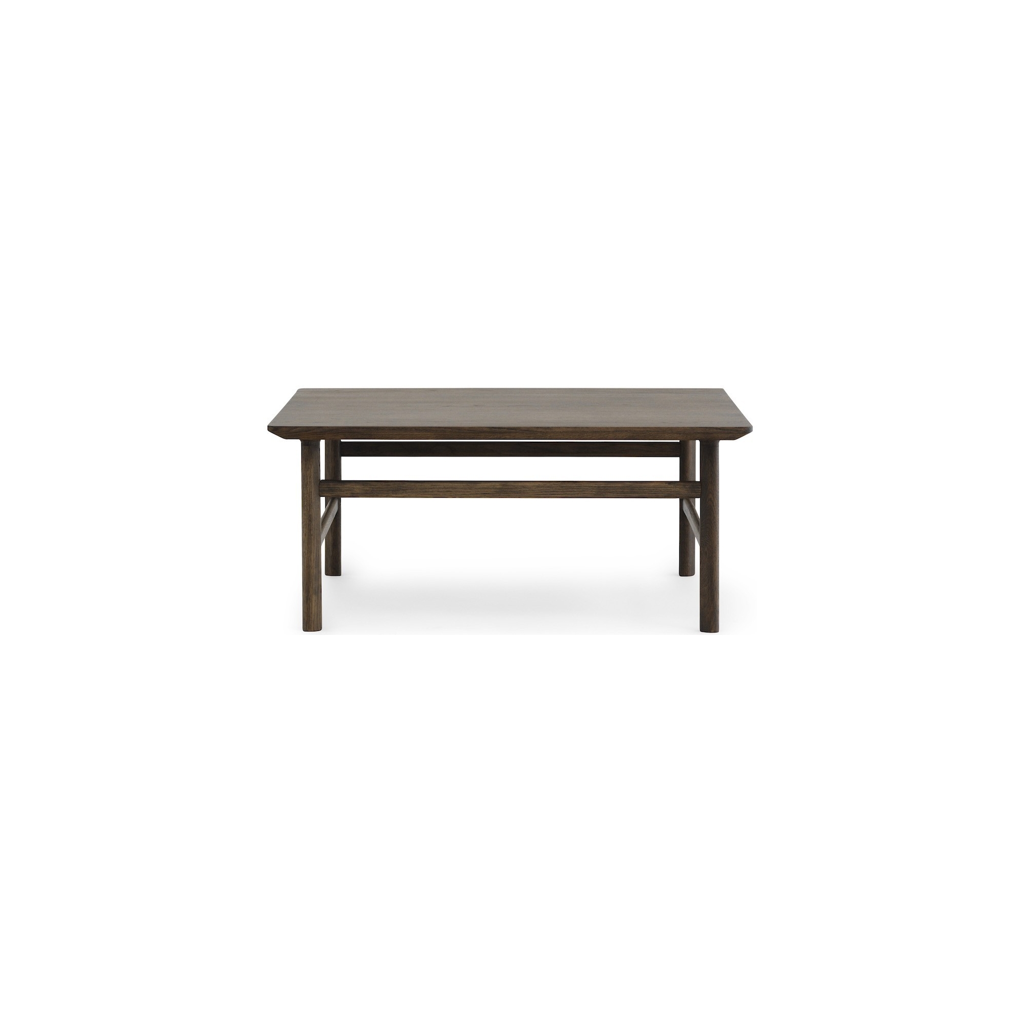 chêne fumé - 80 x 80 x H35 cm - table basse Grow - Normann Copenhagen