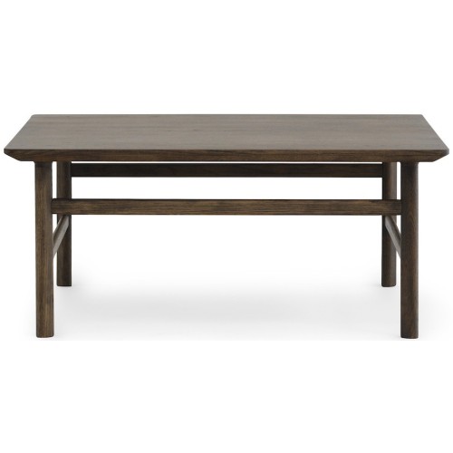 chêne fumé - 80 x 80 x H35 cm - table basse Grow - Normann Copenhagen