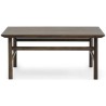 Smoked oak - 80 x 80 x H35 cm - Grow coffee table - Normann Copenhagen