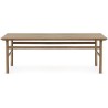 chêne - 120 x 70 x H40 cm - table basse Grow - Normann Copenhagen