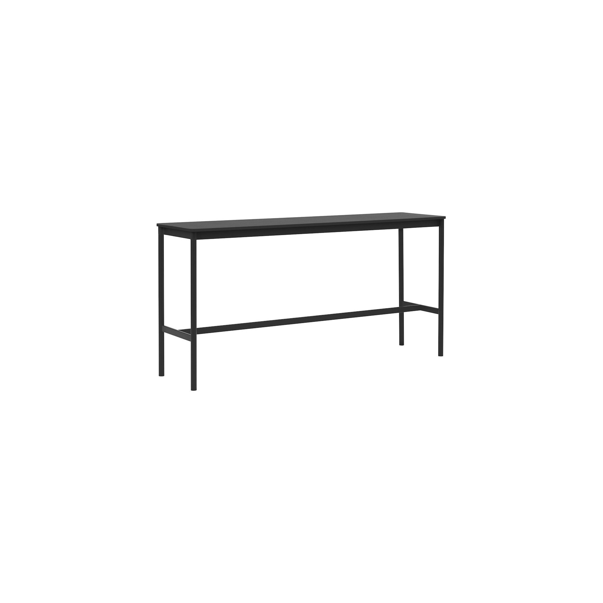 H95x190x50 - black/linoleum - high table Base - Muuto