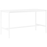 H95x190x50 - blanc/ABS - table haute Base - Muuto