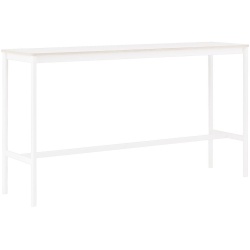 H95x190x50 - white/plywood - high table Base - Muuto