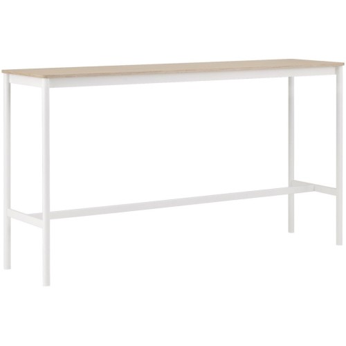 H105x190x50 - blanc/chêne - table haute Base - Muuto