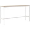 H95x190x85 - blanc/chêne - table haute Base - Muuto