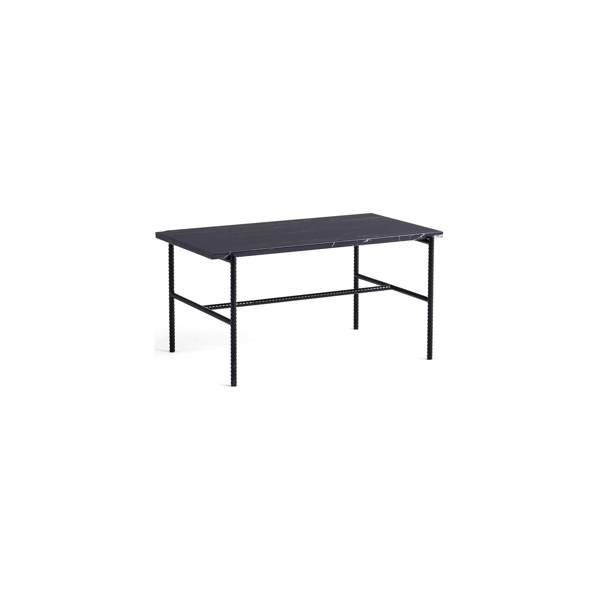 marble table - W80xD49 - Rebar table - HAY