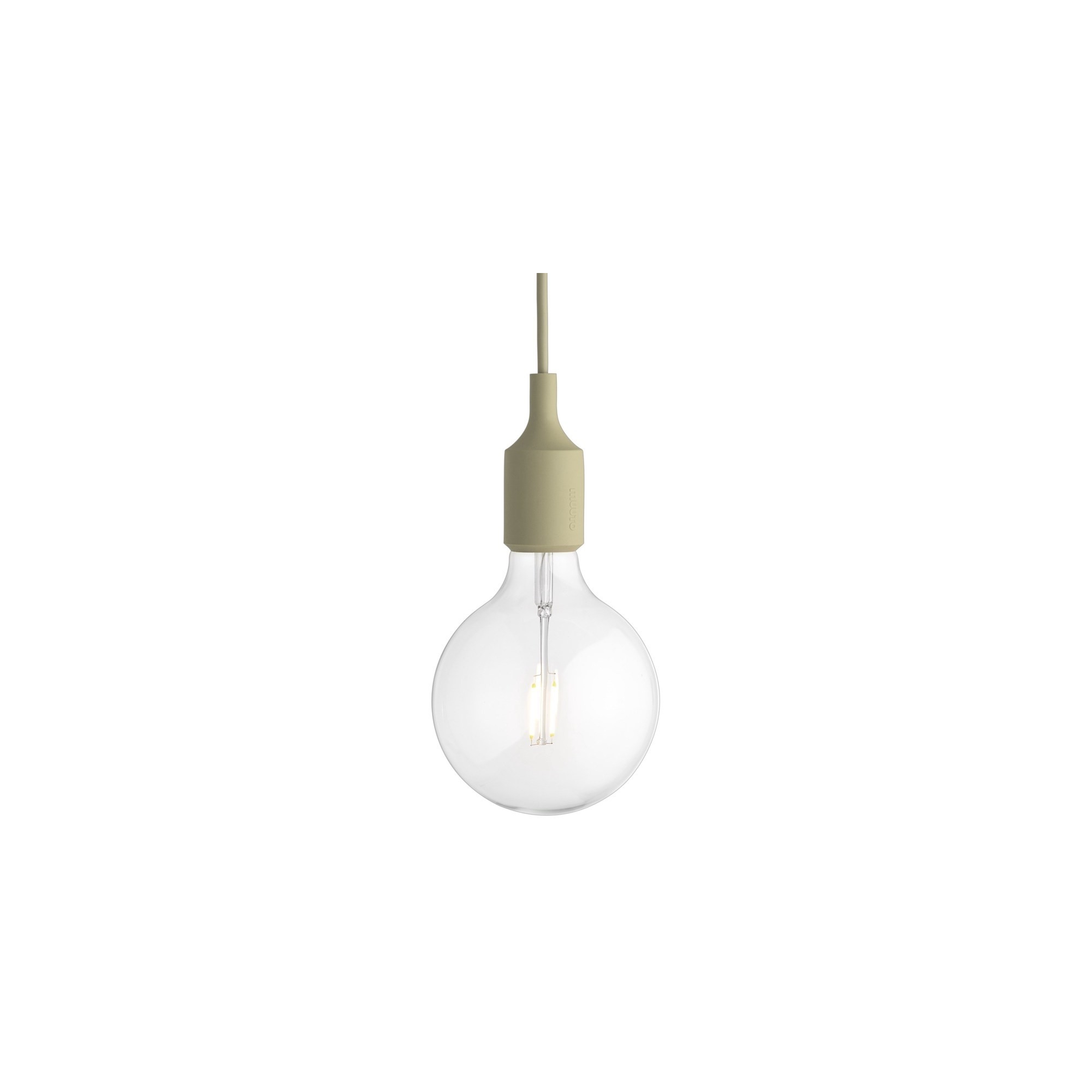 Muuto – Suspension E27, vert beige