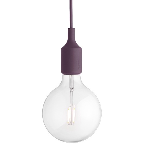 Muuto – Suspension E27, burgundy