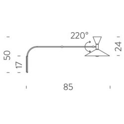 blanc chaux RAL 9002 - mini lampe de Marseille - Nemo lighting