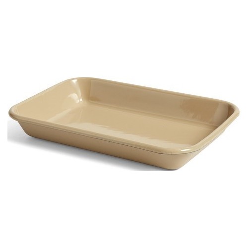 brown tray - Enamel - HAY