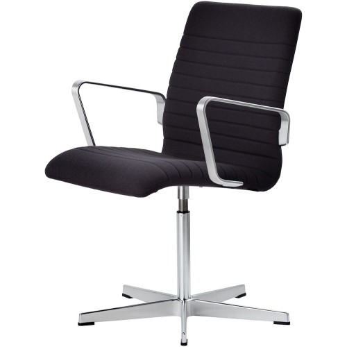 without castors - Rime 691 - low back Oxford - Fritz Hansen