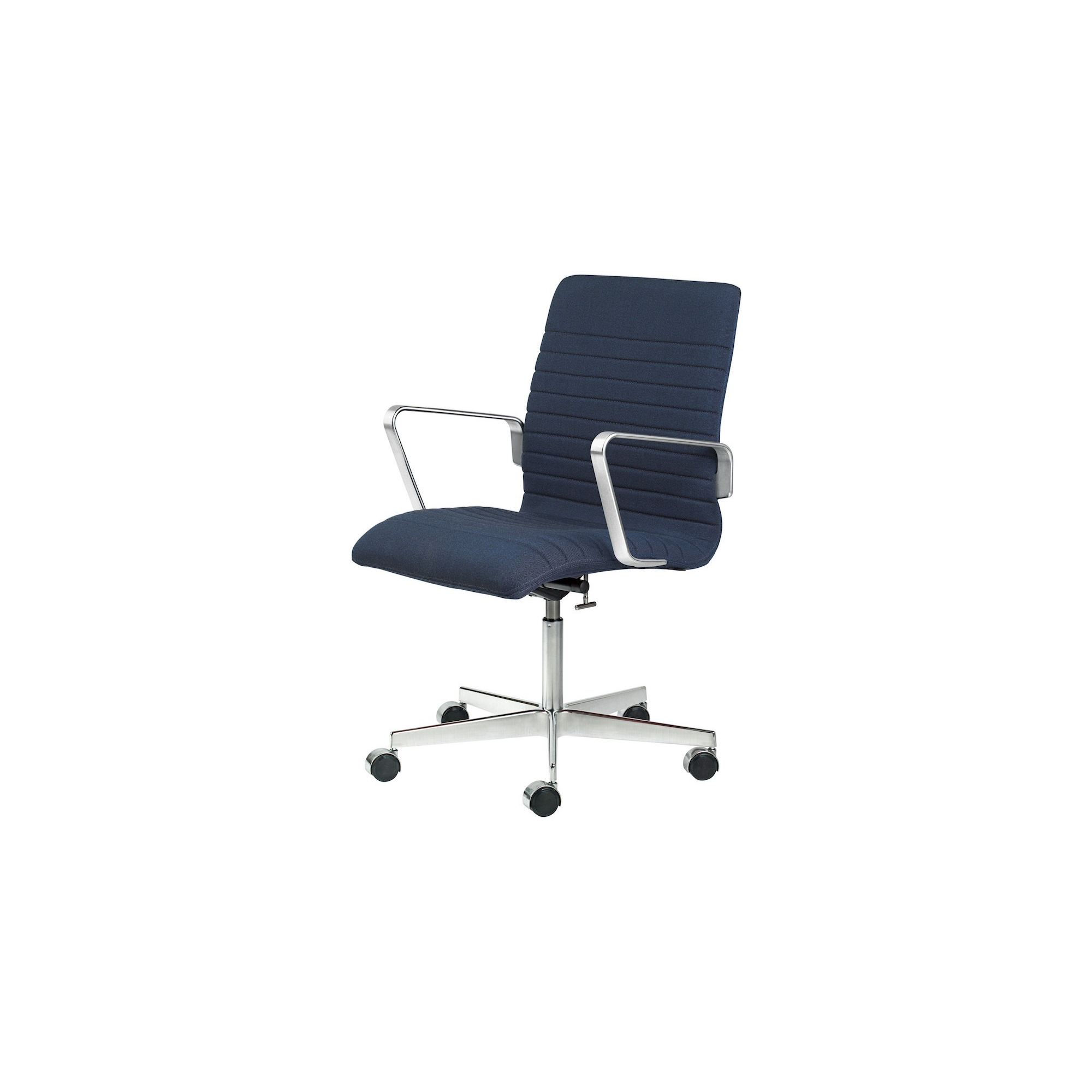 with castors - Rime 781 - low back Oxford - Fritz Hansen