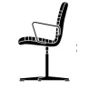 Premium - without castors - low back Oxford - Fritz Hansen