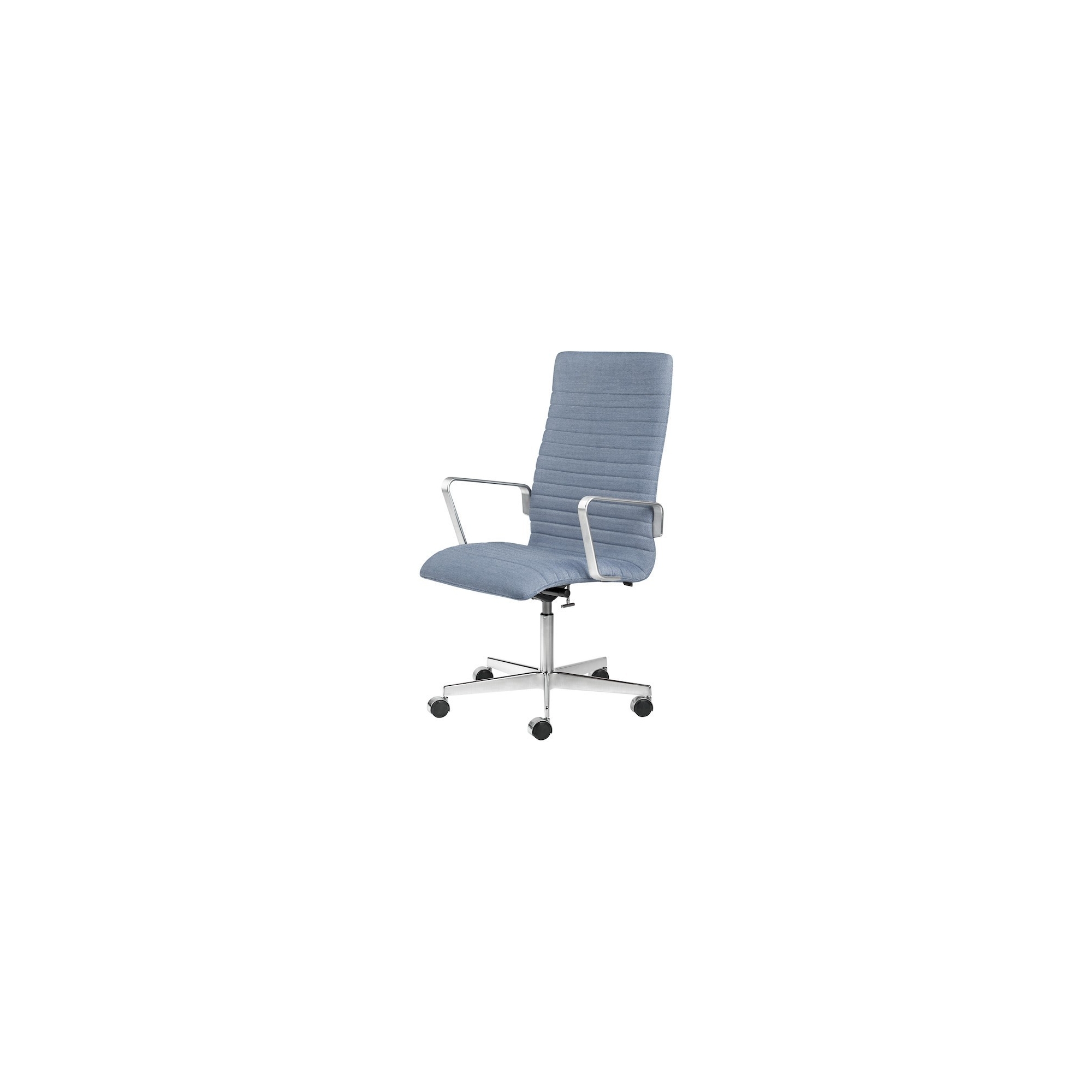 with castors - Rime 721 - medium back Oxford - Fritz Hansen