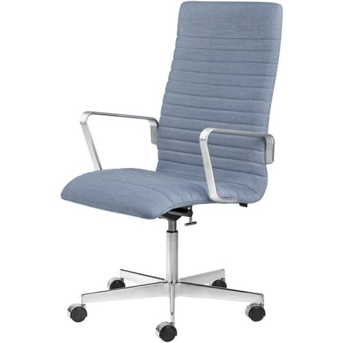 with castors - Rime 721 - medium back Oxford - Fritz Hansen