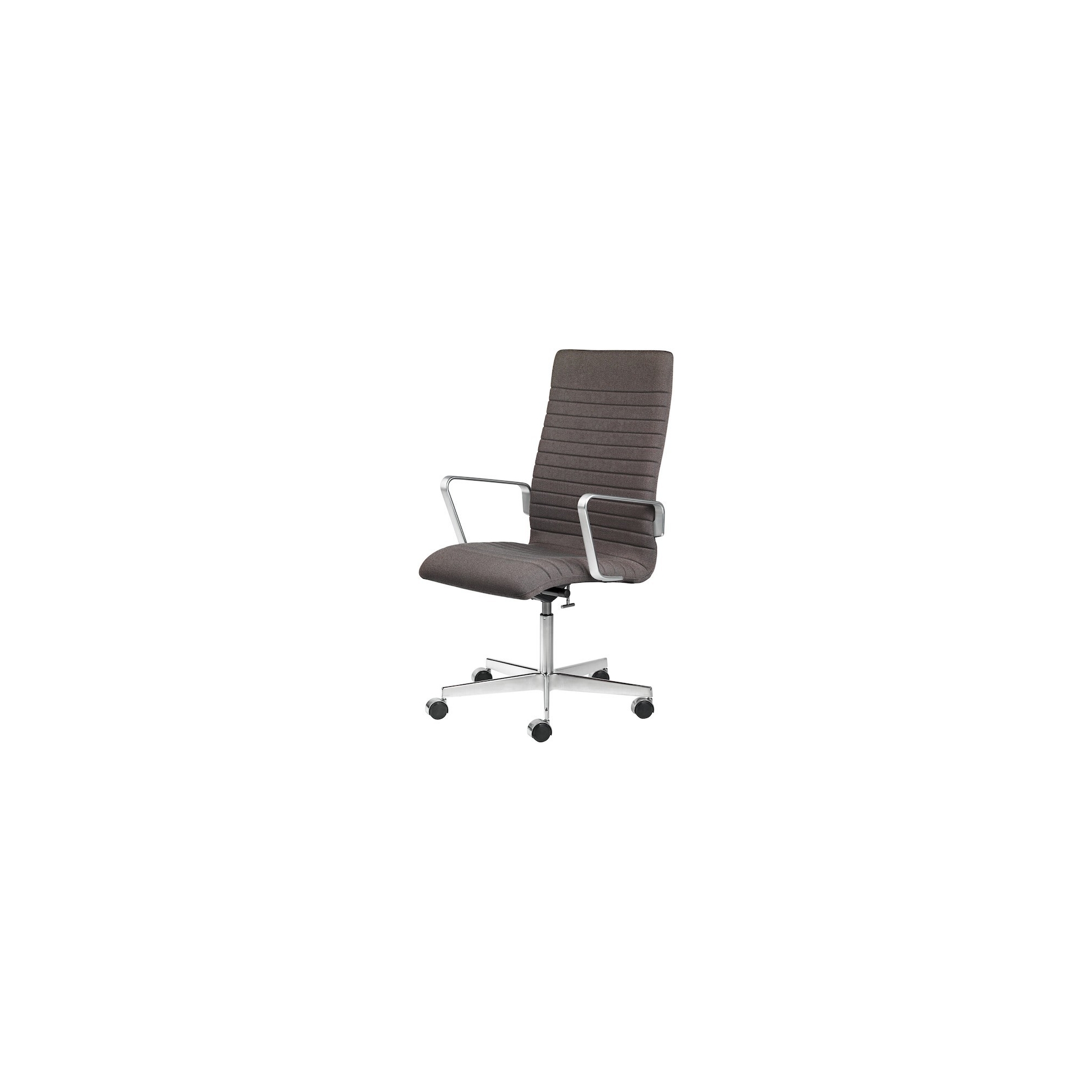 with castors - Rime 641 - medium back Oxford - Fritz Hansen