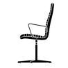 without castors - Rime 911 - medium back Oxford - Fritz Hansen