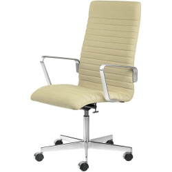 with castors - Rime 911 - medium back Oxford - Fritz Hansen