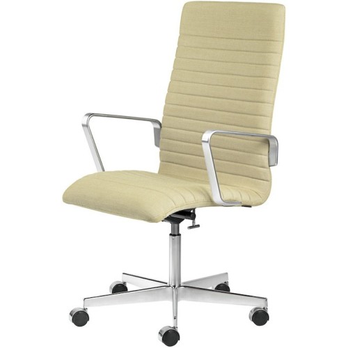 with castors - Rime 911 - medium back Oxford - Fritz Hansen