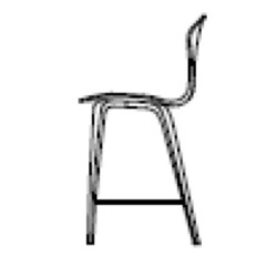 tabouret bas noyer classique - Cherner Chair Company