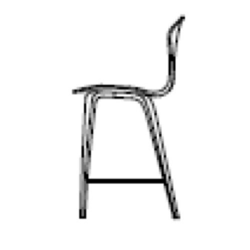 tabouret haut noyer naturel - Cherner Chair Company